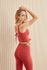 [Ultime] CLWT4025 Ruban Crop Top Deep Rose, Vêtements de gym, Débardeur, haut de yoga, Vêtements de jogging, soutien-gorge de yoga, Vêtements de sport de mode, Hauts décontractés pour femmes _ Fabriqué en CORÉE
